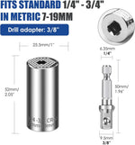 Universal Socket Wrench Tool Kit