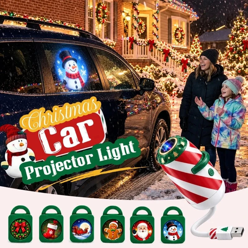 Festive Christmas Car Projector